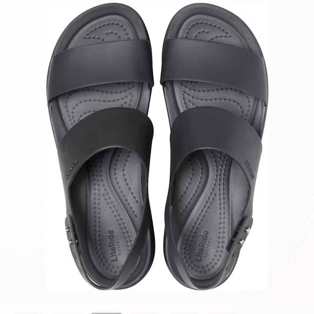 CROCS Women's Brooklyn Low Wedge Sandals -NWT!! - Picture 3 of 6